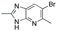 6-BROMO-2,5-DIMETHYL-3H-IMIDAZO[4,5-B]PYRIDINE Struktur