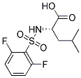 LEUCINE, N-[(2,6-DIFLUOROPHENYL)SULFONYL]- Struktur