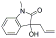 3-ALLYL-3-HYDROXY-1-METHYL-1,3-DIHYDRO-INDOL-2-ONE Struktur