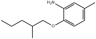 5-METHYL-2-[(2-METHYLPENTYL)OXY]ANILINE Struktur