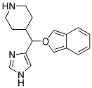 4-(2-BENZOFURAN-2-YLIMIDAZOL-4-YLMETHYL)PIPERIDINE Struktur