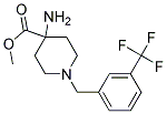 METHYL 4-AMINO-1-(3-(TRIFLUOROMETHYL)BENZYL)PIPERIDINE-4-CARBOXYLATE Struktur