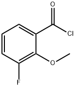 3-FLUORO-2-METHOXYBENZOYL CHLORIDE Struktur