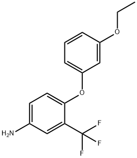 4-(3-ETHOXYPHENOXY)-3-(TRIFLUOROMETHYL)ANILINE Struktur