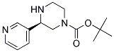 (R)-3-PYRIDIN-3-YL-PIPERAZINE-1-CARBOXYLIC ACID TERT-BUTYL ESTER Struktur