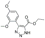 5-(2,4-DIMETHOXY-PHENYL)-3H-[1,2,3]TRIAZOLE-4-CARBOXYLIC ACID ETHYL ESTER Struktur