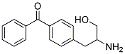 [4-(2-AMINO-3-HYDROXY-PROPYL)-PHENYL]-PHENYL-METHANONE Struktur