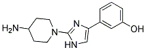 3-[2-(4-AMINOPIPERIDIN-1-YL)IMIDAZOL-4-YL]PHENOL