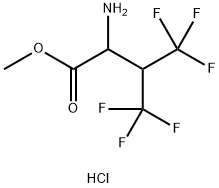 4,4,4,4',4',4'-HEXAFLUOROVALINE METHYL ESTER HYDROCHLORIDE Struktur