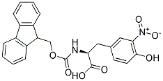 N-((9H-FLUOREN-9-YLMETHOXY)CARBONYL)-3-NITROTYROSINE Struktur