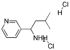 3-METHYL-1-PYRIDIN-3-YL-BUTYLAMINE DIHYDROCHLORIDE Struktur