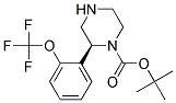 (S)-2-(2-TRIFLUOROMETHOXY-PHENYL)-PIPERAZINE-1-CARBOXYLIC ACID TERT-BUTYL ESTER Struktur