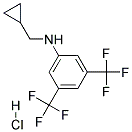 (3,5-BIS-TRIFLUOROMETHYL-PHENYL)-CYCLOPROPYLMETHYL-AMINE HYDROCHLORIDE Struktur