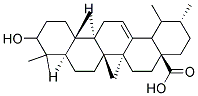 (2R,4AS,6AS,6BR,8AR,12AR,12BR)-10-HYDROXY-1,2,6A,6B,9,9,12A-HEPTAMETHYL-1,3,4,5,6,6A,6B,7,8,8A,9,10,11,12,12A,12B,13,14B-OCTADECAHYDRO-2H-PICENE-4A-CARBOXYLIC ACID Struktur