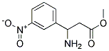 METHYL-3-AMINO-3-(3-NITROPHENYL)PROPIONATE Struktur