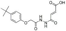 3-(N'-[2-(4-TERT-BUTYL-PHENOXY)-ACETYL]-HYDRAZINOCARBONYL)-ACRYLIC ACID Struktur