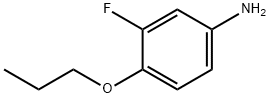 3-FLUORO-4-PROPOXYANILINE Struktur