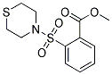 2-(THIOMORPHOLINE-4-SULFONYL)-BENZOIC ACID METHYL ESTER Struktur