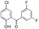 (5-Chloro-2-hydroxyphenyl)(3,5-difluorophenyl)methanone Struktur