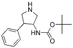 3-N-BOC-AMINO-4-PHENYL-PYRROLIDINE Struktur