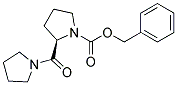 (R)-BENZYL-2-(PYRROLIDINE-1-CARBONYL)PYRROLIDINE-1-CARBOXYLATE Struktur