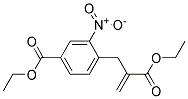 4-(2-ETHOXYCARBONYL-ALLYL)-3-NITRO-BENZOIC ACID ETHYL ESTER Struktur