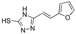 5-[(E)-2-(2-FURYL)VINYL]-4H-1,2,4-TRIAZOLE-3-THIOL Struktur