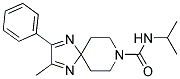 N-ISOPROPYL-2-METHYL-3-PHENYL-1,4,8-TRIAZASPIRO[4.5]DECA-1,3-DIENE-8-CARBOXAMIDE Struktur