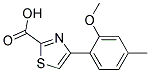 4-(2-METHOXY-4-METHYL-PHENYL)-THIAZOLE-2-CARBOXYLIC ACID Struktur