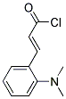 3-(2-DIMETHYLAMINO-PHENYL)-ACRYLOYLCHLORIDE Struktur