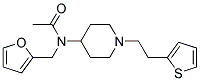 N-(2-FURYLMETHYL)-N-(1-[2-(2-THIENYL)ETHYL]PIPERIDIN-4-YL)ACETAMIDE Struktur