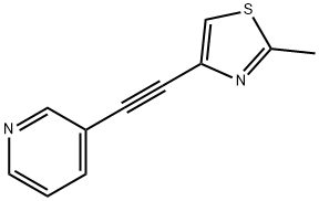 3-[(2-METHYL-1,3-THIAZOL-4-YL)ETHYNYL]PYRIDINE price.