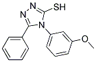 4-(3-METHOXYPHENYL)-5-PHENYL-4H-1,2,4-TRIAZOLE-3-THIOL Struktur