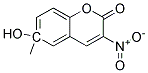 6-HYDROXY-6-METHYL-3-NITROCOUMARIN Struktur