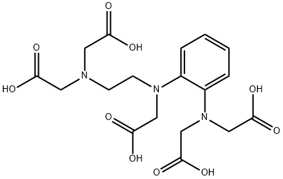 PHENYLENEETHYLENETRIAMINE PENTAACETIC ACID Struktur