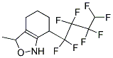 3,4,5,6-TETRAHYDRO-7-(1,1,2,2,3,3,4,4-OCTAFLUOROBUTYL)-METHYLBENZ-[C]-ISOXAZOLE Struktur