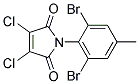 3,4-DICHLORO-1-(2,6-DIBROMO-4-METHYLPHENYL)-2,5-DIHYDRO-1H-PYRROLE-2,5-DIONE, TECH Struktur