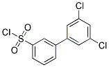 [3-(3,5-DICHLOROPHENYL)PHENYL]SULPHONYL CHLORIDE Struktur