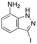 7-AMINO-3-IODO (1H)INDAZOLE Struktur