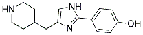 4-(4-PIPERIDIN-4-YLMETHYL-1H-IMIDAZOL-2-YL)-PHENOL Struktur