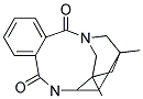 4,6-DIMETHYL-4,5,6,7-TETRAHYDRO-3H-2,6:4,8-DIMETHANO-2,8-BENZODIAZACYCLOUNDECINE-1,9-DIONE Struktur