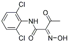 N-(2,6-DICHLORO-PHENYL)-2-HYDROXYIMINO-3-OXO-BUTYRAMIDE Struktur