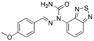 4-METHOXYBENZALDEHYDE N-(2,1,3-BENZOTHIADIAZOL-4-YL)SEMICARBAZONE Struktur