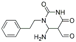 6-AMINO-2,4-DIOXO-1-(2-PHENYLETHYL)TETRAHYDROPYRIMIDINE-5-CARBALDEHYDE Struktur