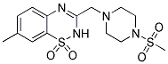 7-METHYL-3-([4-(METHYLSULFONYL)PIPERAZIN-1-YL]METHYL)-2H-1,2,4-BENZOTHIADIAZINE 1,1-DIOXIDE Struktur