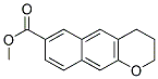 3,4-DIHYDRO-2H-BENZO[G]CHROMENE-7-CARBOXYLIC ACID METHYL ESTER Struktur