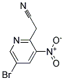 (5-BROMO-3-NITRO-PYRIDIN-2-YL)-ACETONITRILE Struktur