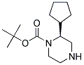 (S)-2-CYCLOPENTYL-PIPERAZINE-1-CARBOXYLIC ACID TERT-BUTYL ESTER Struktur