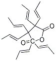 HEXAPROPENYL SUCCINIC ANHYDRIDE Struktur