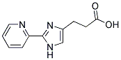 3-(2-PYRIDIN-2-YL-1H-IMIDAZOL-4-YL)-PROPIONIC ACID Struktur